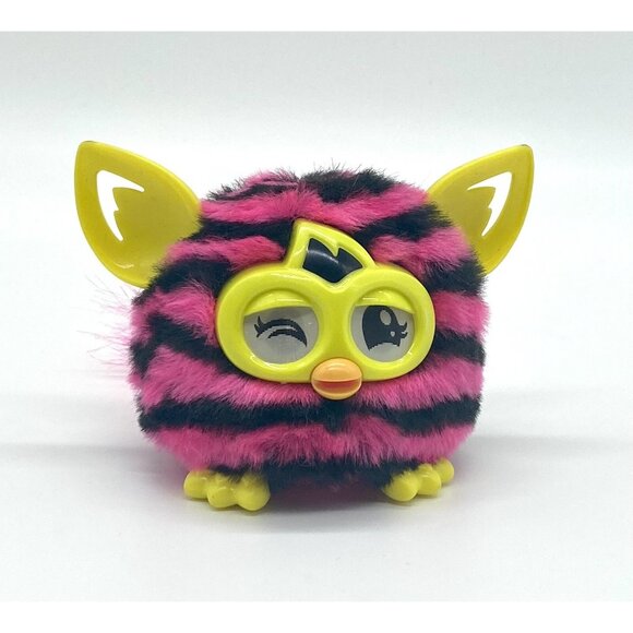 Hasbro Furby Small Mini Little Furbling Black Pink Yellow - Picture 1 of 5